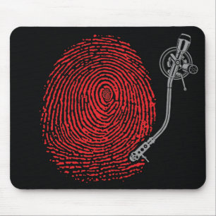 Mousepad Tapete do rato do registro do thumbprint de Emek