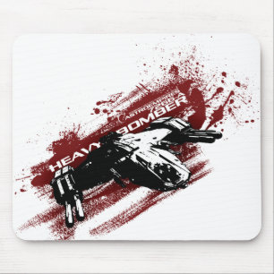 Mousepad Tapete do rato do respingo do bombardeiro pesado