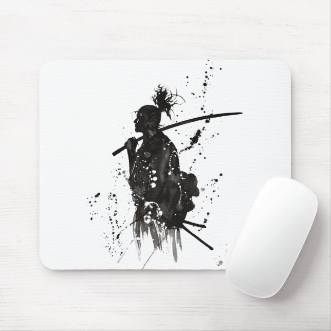 Mousepad Tapete do rato do samurai (Com mouse)