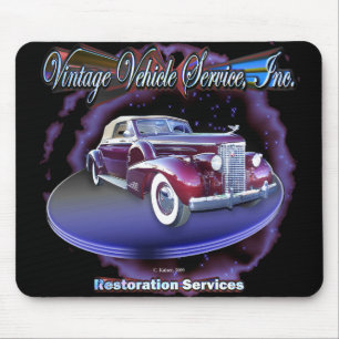 MOUSEPAD TAPETE DO RATO DO SERVIÇO DO VEÍCULO DO VINTAGE