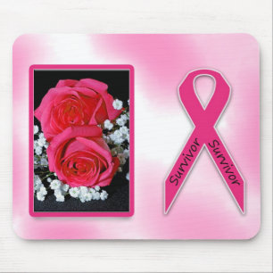 Mousepad Tapete do rato do sobrevivente do cancro da mama