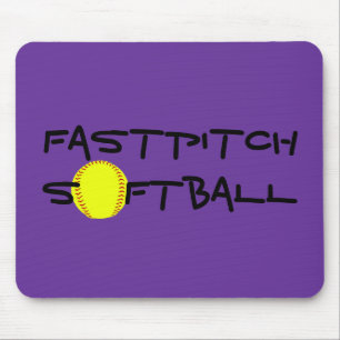 Mousepad Tapete do rato do softball de Fastpitch