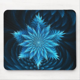 Mousepad Tapete do rato do sopro do floco de neve