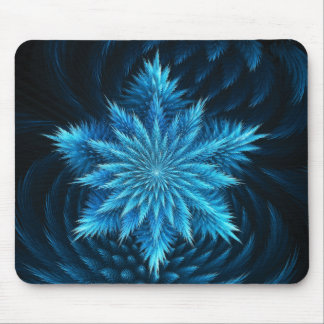 Mousepad Tapete do rato do sopro do floco de neve