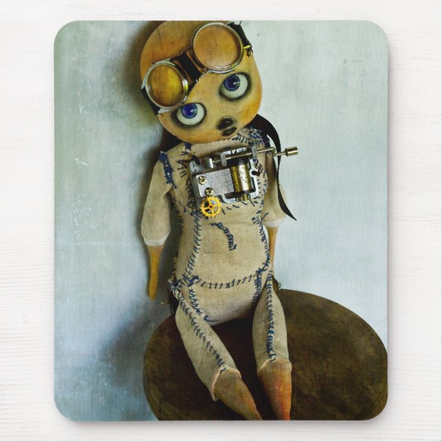 Mousepad tapete do rato do steampunk (Frente)