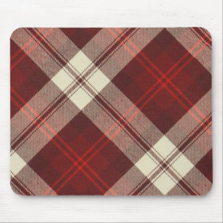 Mousepad Tapete do rato do Tartan da cereja de McAleer