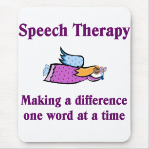 Mousepad Tapete do rato do terapeuta de discurso