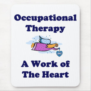 Mousepad Tapete do rato do terapeuta ocupacional