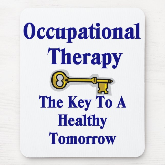 Mousepad Tapete do rato do terapeuta ocupacional (Frente)