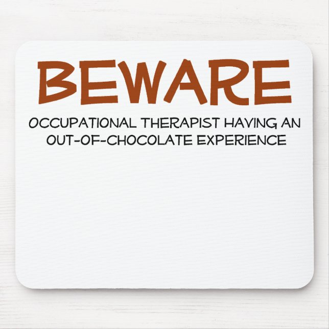 Mousepad Tapete do rato do terapeuta ocupacional (Frente)