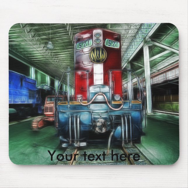 Mousepad tapete do rato do trem (Frente)