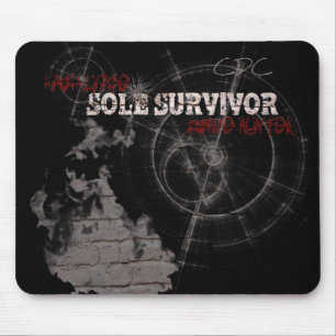 Mousepad Tapete do rato do único sobrevivente do apocalips