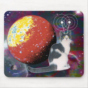 Mousepad Tapete do rato do vagabundo do Robo-Gato
