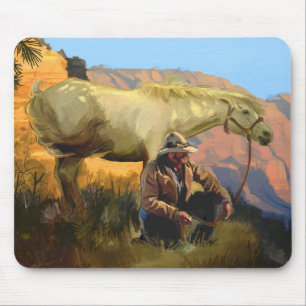 Mousepad tapete do rato do vaqueiro