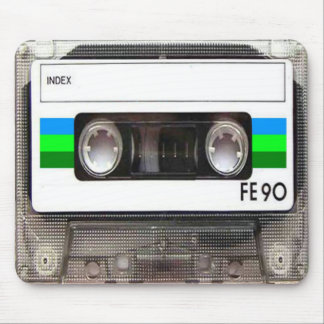 Mousepad Tapete do rato do verde da cassete de banda