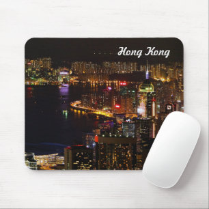 Mousepad Tapete do rato do viagem de Hong Kong Nightscape