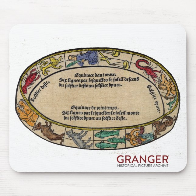 Mousepad Tapete do rato do zodíaco (Frente)