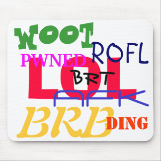Mousepad Tapete do rato dos acrônimos
