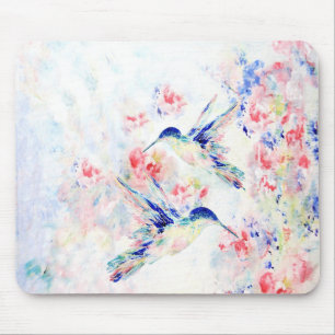 Mousepad Tapete do rato dos colibris