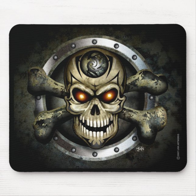 Mousepad Tapete do rato dos CROSSBONES (Frente)