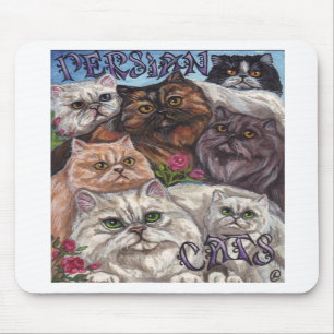 Mousepad Tapete do rato dos GATOS PERSAS