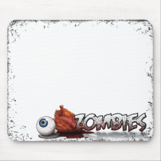 Mousepad Tapete do rato dos zombis do coração do olho
