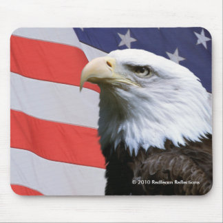 Mousepad Tapete do rato Eagle-Americano patriótico da
