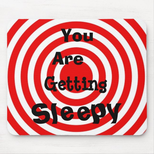 Mousepad Tapete do rato engraçado do Hypnotist (Frente)