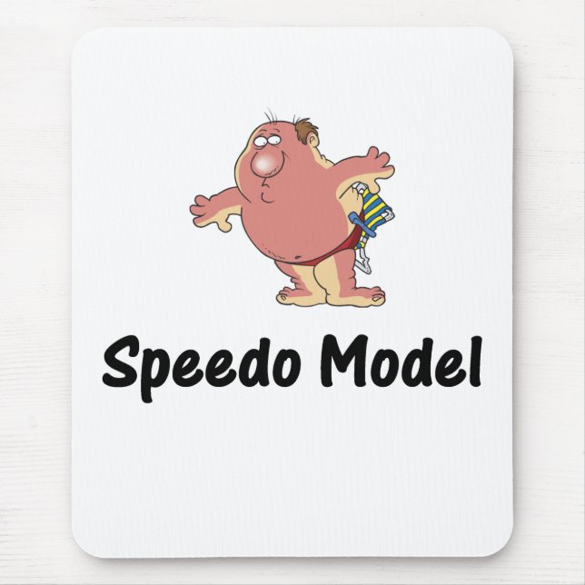 Mousepad Tapete do rato engraçado do modelo do Speedo (Frente)