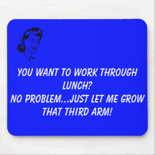 Mousepad Tapete do rato engraçado do repórter de corte