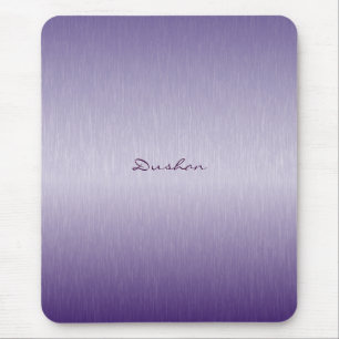 Mousepad Tapete do rato escovado lavanda do metal