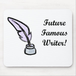 Mousepad Tapete do rato famoso do escritor do futuro