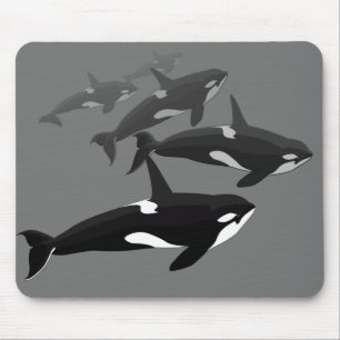 Mousepad Tapete do rato feito sob encomenda da baleia de