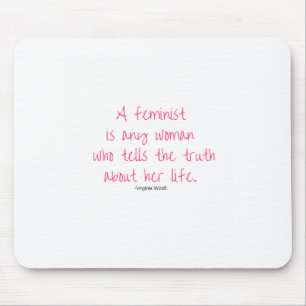 Mousepad Tapete do rato feminista