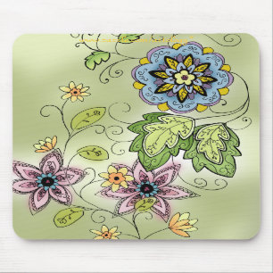 Mousepad Tapete do rato floral do primavera