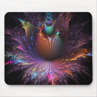 Mousepad Tapete do rato fotonegativo da explosão da flor