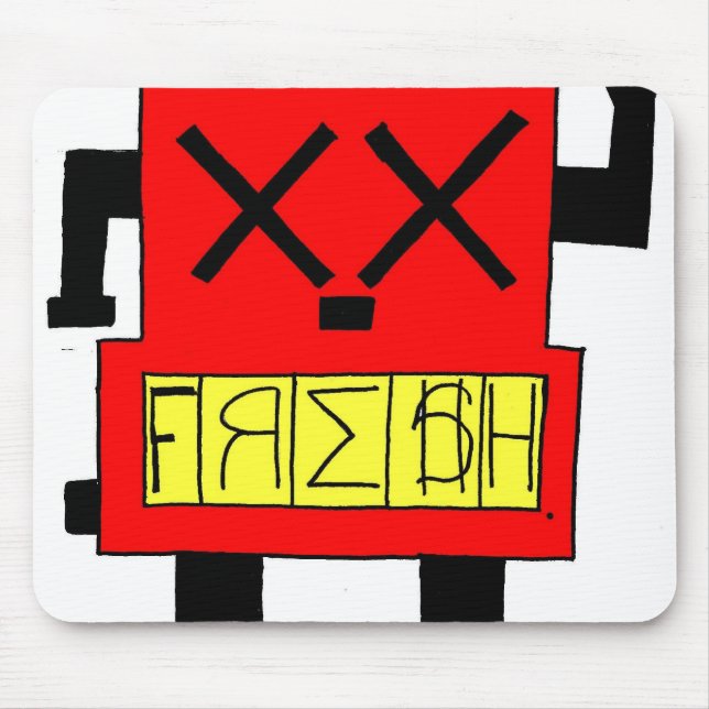 Mousepad Tapete do rato fresco (Frente)