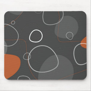 Mousepad Tapete do rato Funky do abstrato da idade atômica