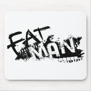 Mousepad Tapete do rato gordo do homem