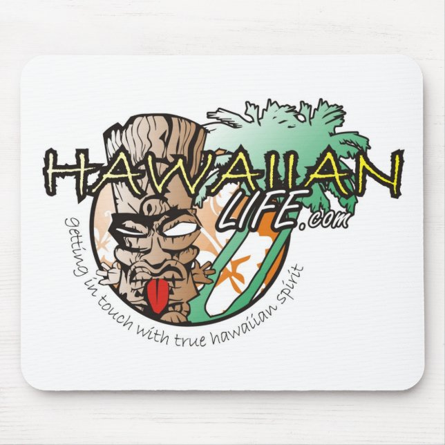 Mousepad Tapete do rato havaiano da vida (Frente)
