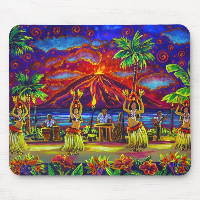 Mousepad Tapete do rato havaiano de CBjork Luau (Frente)