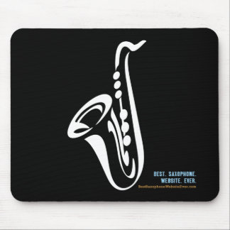 Mousepad Tapete do rato ilustrado do saxofone