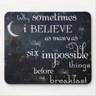Mousepad Tapete do rato impossível das estrelas das coisas