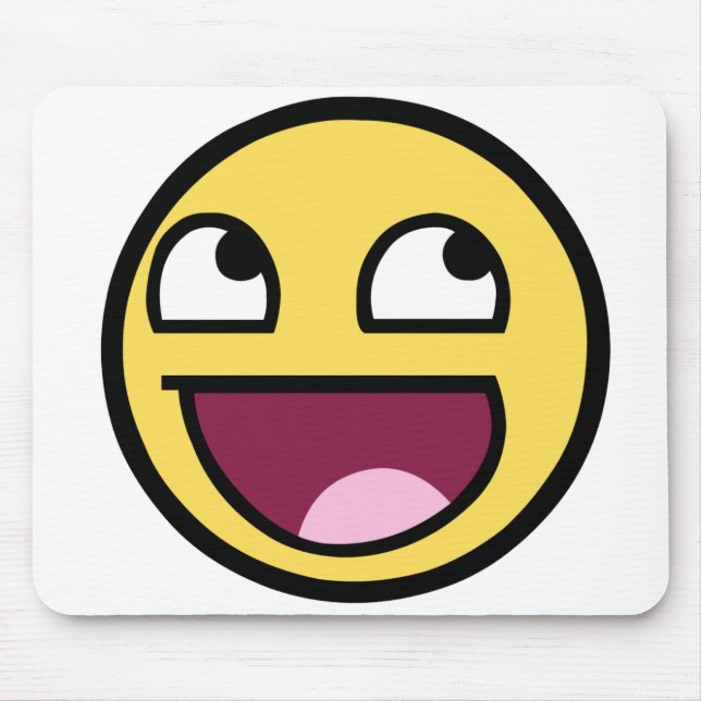 Mousepad Tapete do rato impressionante da cara (Frente)