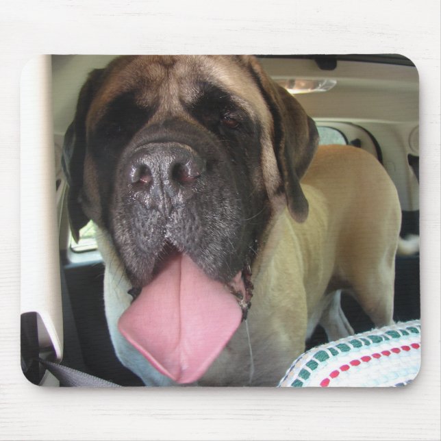 Mousepad Tapete do rato inglês velho do Mastiff (Frente)