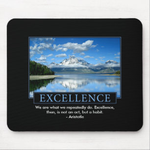 Mousepad Tapete do rato inspirado da excelência