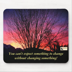 Mousepad Tapete do rato inspirado - mantenha mover-se