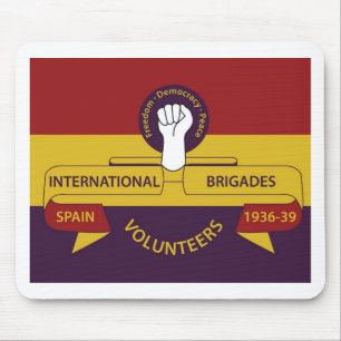 Mousepad Tapete do rato internacional das brigadas