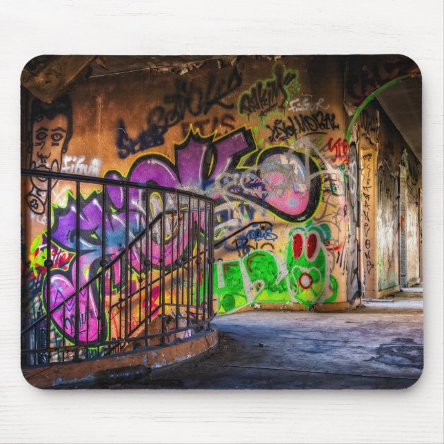 Mousepad Tapete do rato legal da arte da rua dos grafites (Frente)