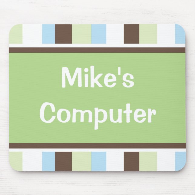 Mousepad Tapete do rato listrado (Frente)